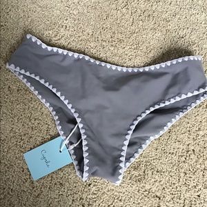 Women’s Gray Cupshe Swim Bottom Size Small